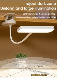 LOOPITYS 3 Modes Touch Dimming USB Dimming Clip Table Lamp Student Dormitory Learning Study Table Light Bedside Flexo Lamps  - Image 4
