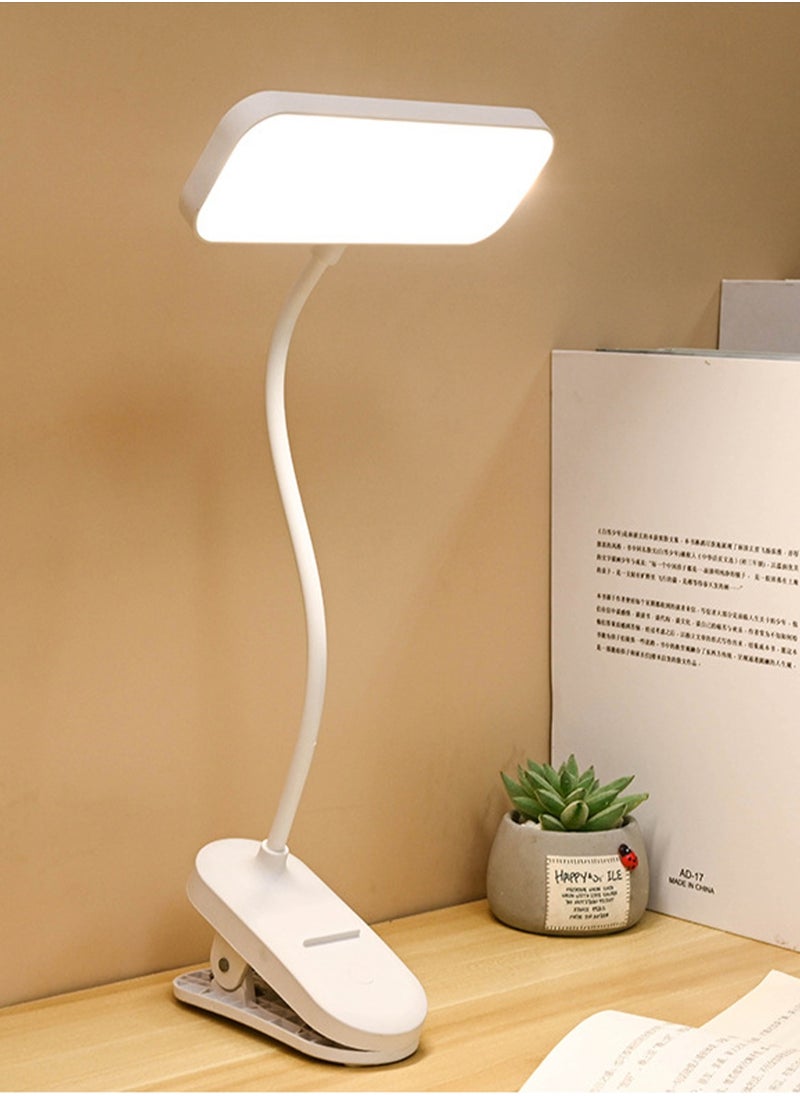 LOOPITYS - 3 Modes Touch Dimming USB Dimming Clip Table Lamp Student Dormitory Learning Study Table Light Bedside Flexo Lamps - Image 1