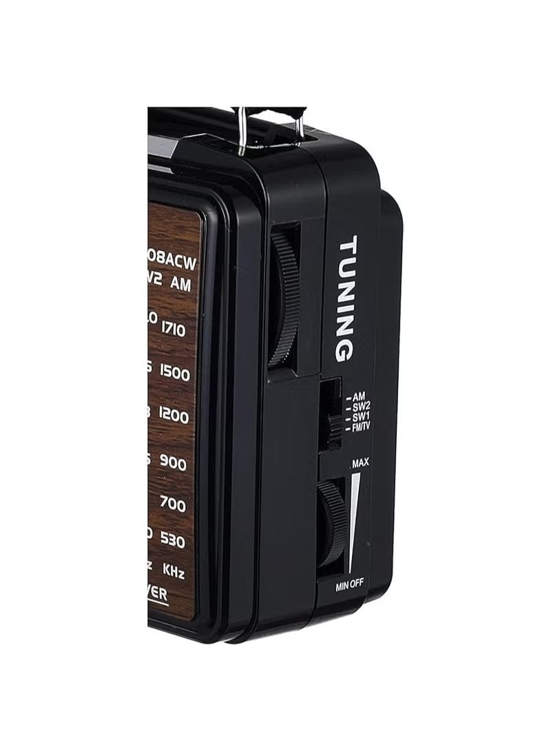 Golon RX-608AC Classic Radio – Multi-Band (AM/FM/SW) – Dual Power (AC/Batteries) - Image 3