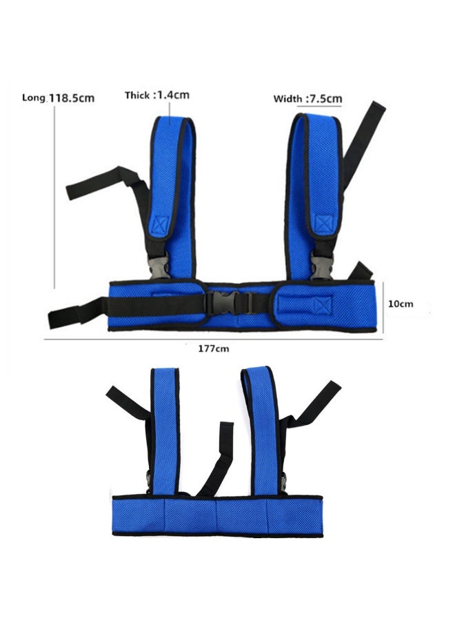 مكافحة هبوط كرسي متحرك حزام الأمان حزام الكتف تثبيت حزام رعاية المرضى المسنين حزام الظهر دعم سترة - Image 2