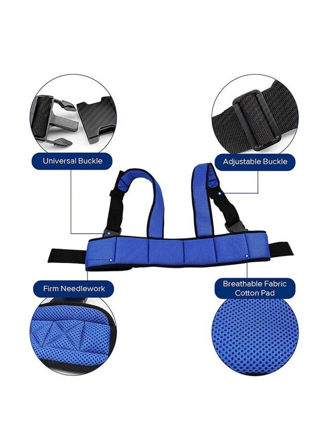 مكافحة هبوط كرسي متحرك حزام الأمان حزام الكتف تثبيت حزام رعاية المرضى المسنين حزام الظهر دعم سترة - Image 3