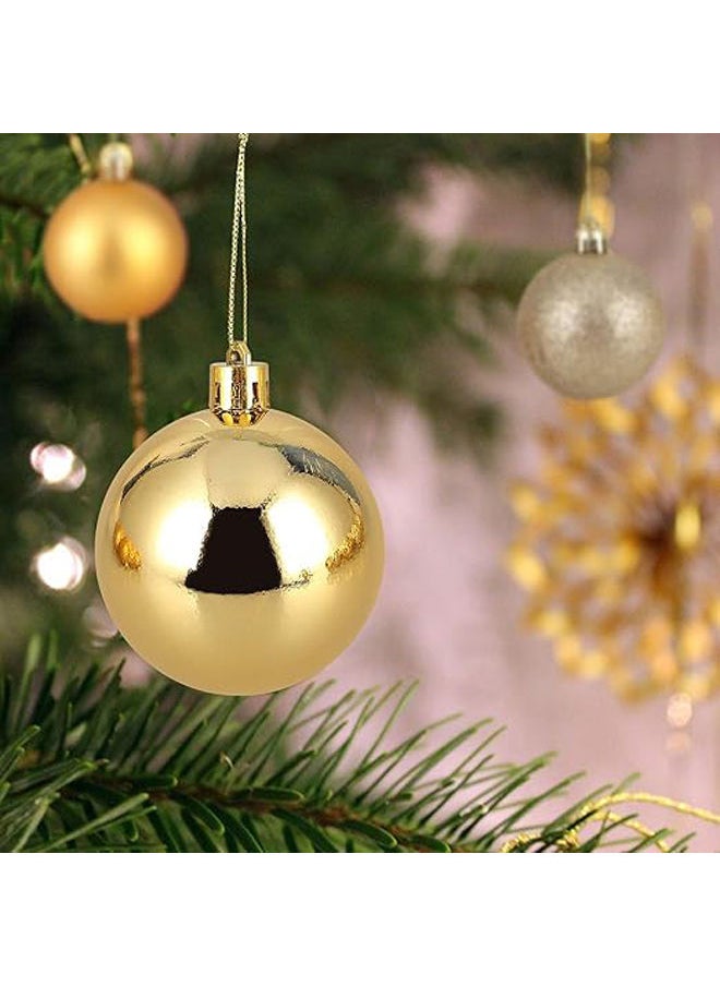 Christmas Baubles Ornaments 24Pcs, Shatterproof Commercial