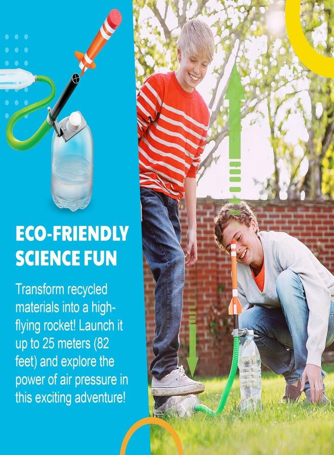 4m Green Science - Green Rocket - STEM Rocket Launcher for Kids - Build & Launch a Recycled Rocket with Air Pressure - Educational Toy for Young Scientists - Easy & Engaging Science Experiment - Image 4