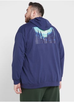Seventy Five Plus Size Graphic Hoodie  - Image 1