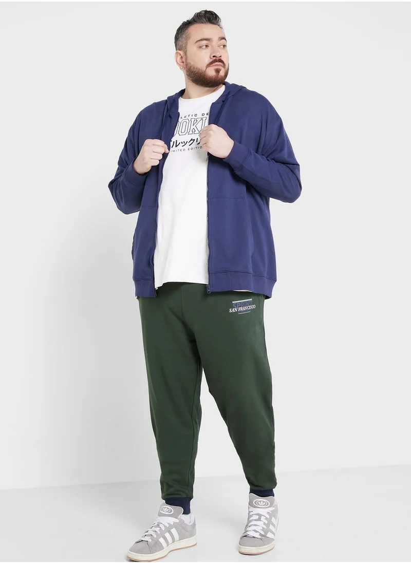 Seventy Five Plus Size Graphic Hoodie
