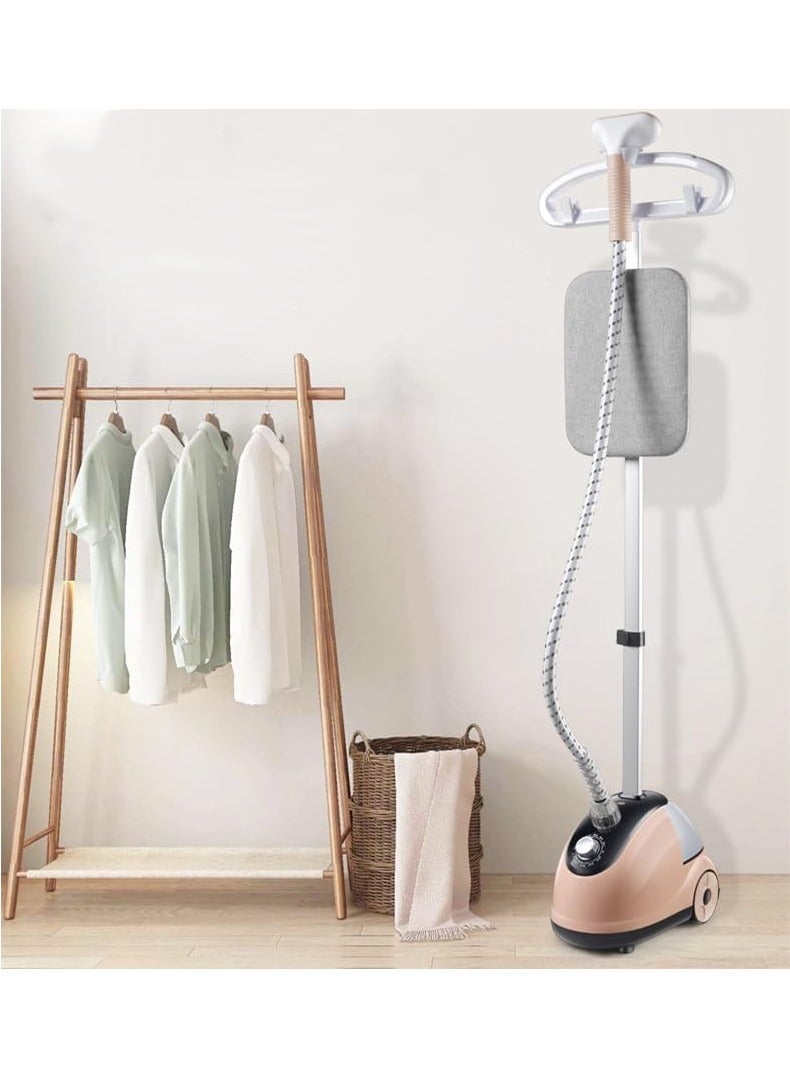 Denx A Small Easy To Carry And Very Effective Steam Iron With A Power Of 2000 Watts That Removes Wrinkles From All Types Of Fabrics. Comes With A Large Water Tank With A Capacity Of 1.8 Liters - Pink - Image 1