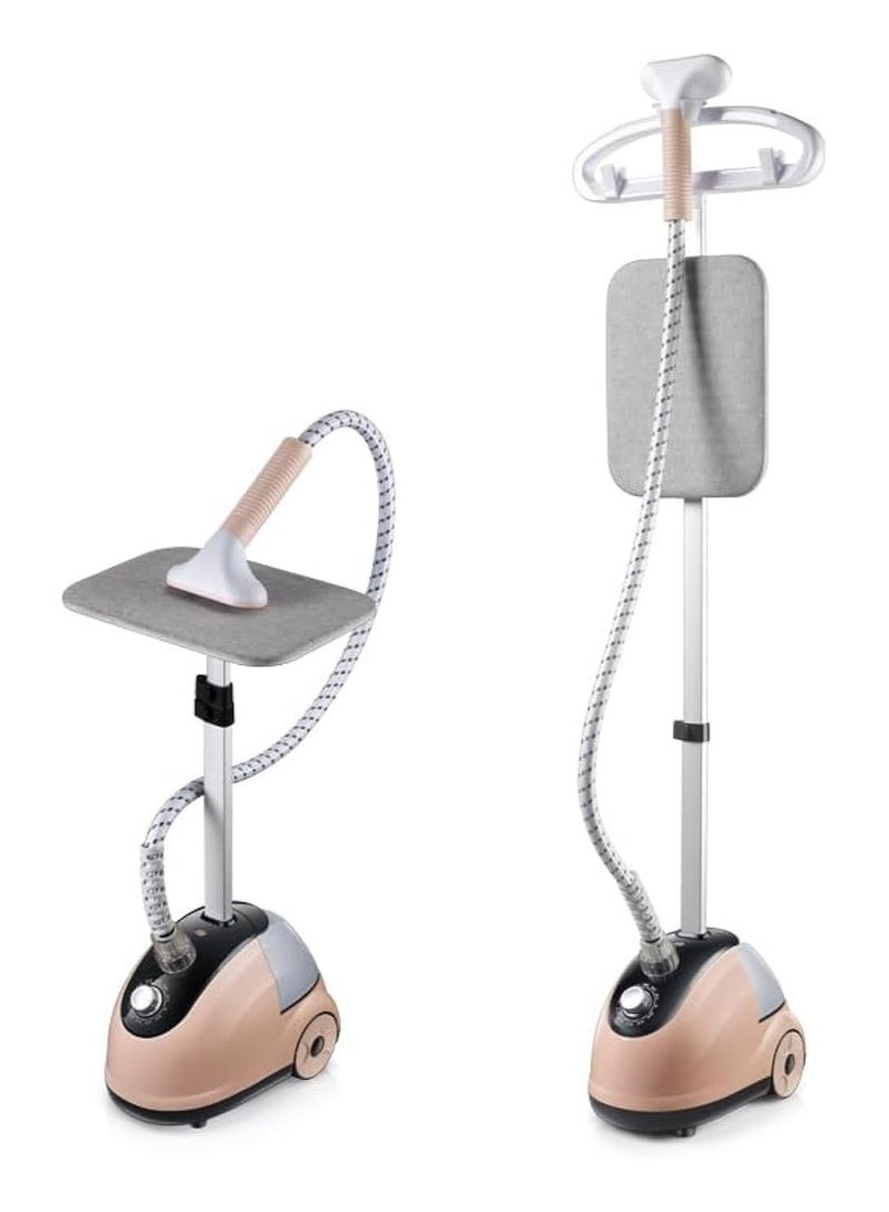 Denx A Small Easy To Carry And Very Effective Steam Iron With A Power Of 2000 Watts That Removes Wrinkles From All Types Of Fabrics. Comes With A Large Water Tank With A Capacity Of 1.8 Liters - Pink - Image 3