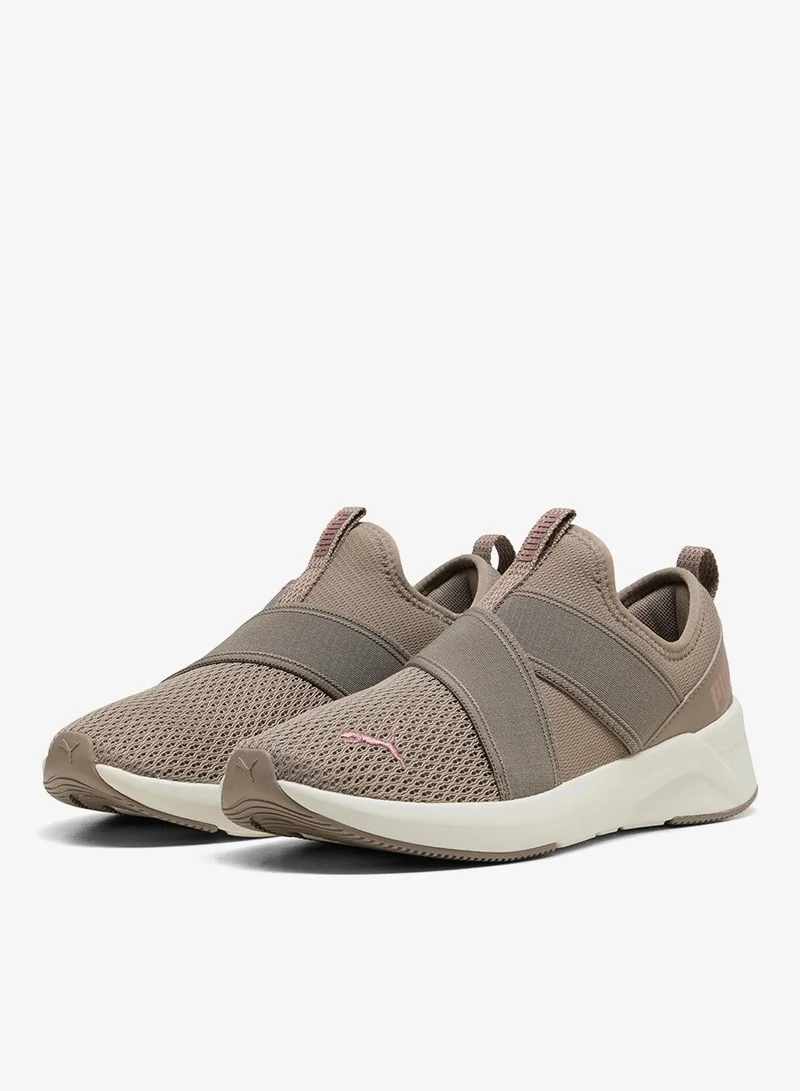 Puma Mouse Gray-Warm White-Rose Gold Softride Harli Slip On for Women | Best Price UAE