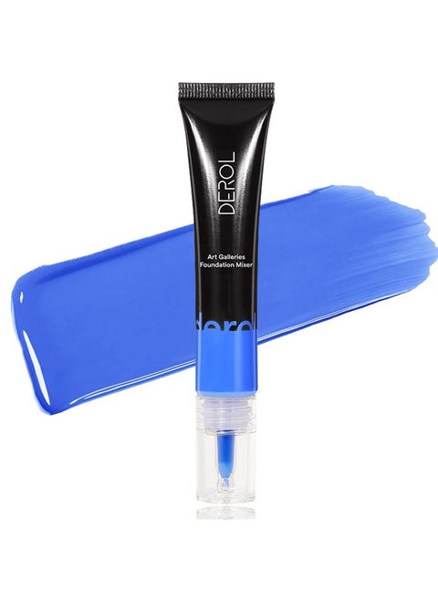 Blue Foundation Mixing Pigment For Adjusting Shade And Color Corrector, Blends Easily With Foundation, Blue Color Corrector For Adjusting Foundation From Warm To Cold (02# Blue)