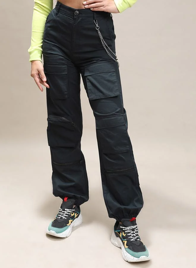 Tokyo Talkies Regular Fit Cargo Trouser