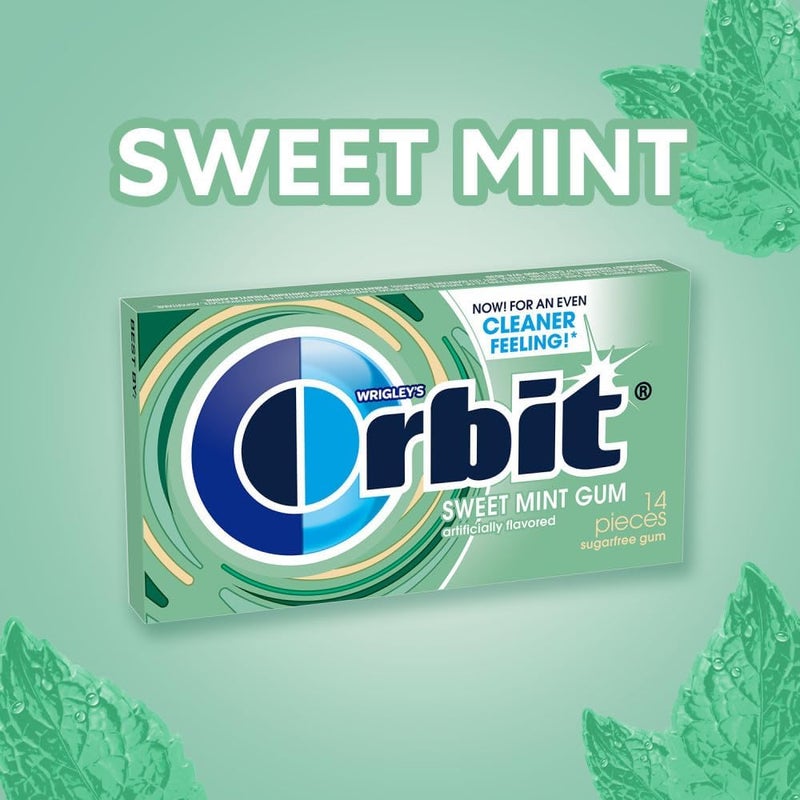 Orbit Sweet Mint Sugarfree Gum - 12 Pack - Image 2