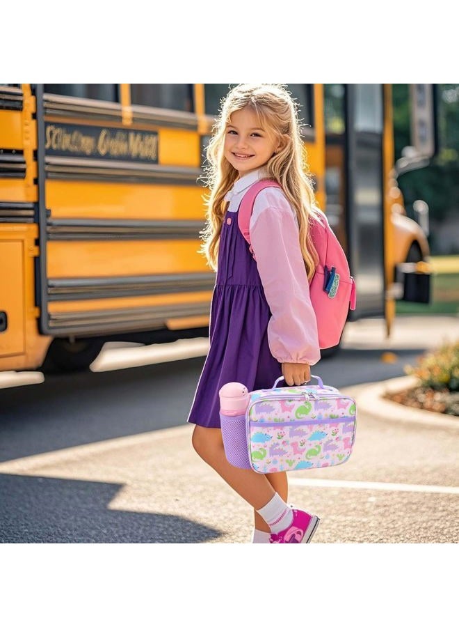 RHCPFOVR Kids Lunch Bag - Insulated Lunch Box for Boys Girls,Washable Lunch Bag and Reusable Toddler Leak-proof Lunchbox for School and Daycare - Image 2