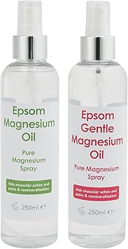 Epsom زيت المغنيسيوم إبسوم 250 مل عبوة مزدوجة 1 لطيف 1 قوة كاملة - Image 1