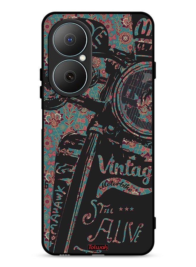 Huawei Nova Y73 Protective Case Cover Vintage Motorbike