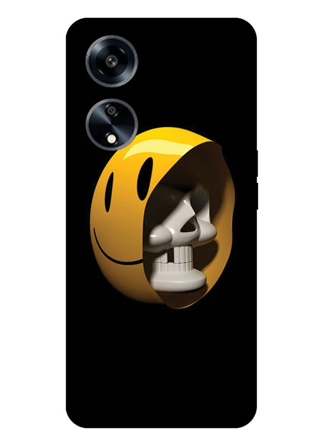 EYE CATCH Printed Protective Case Cover For Oppo A1 5G -  Smiley Face - Image 1