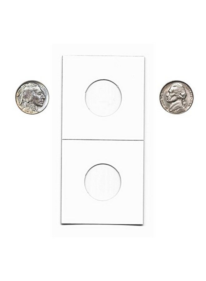 Guardhouse Coin Flips for Nickels, 100 Count, Brand Cardboard and Mylar 2"x2" Paper Coin Holders - Image 1
