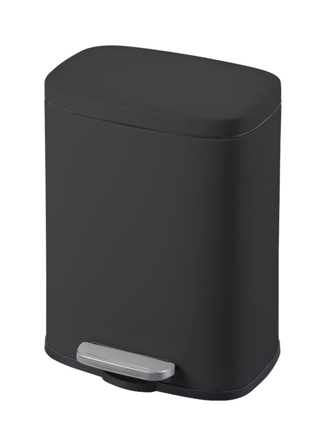 Trust Stainless Steel Trash Bin 12L Black Anti-Fingerprint & Soft Close Lid  - Image 2