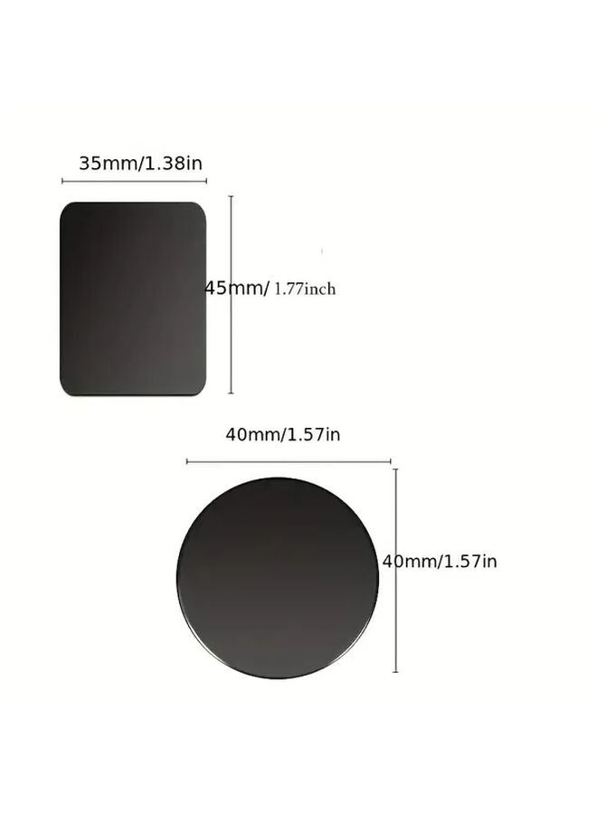 10PCS Silvery Magnetic Pads Multi Functional For Phone Stand Car Navigation - Image 4