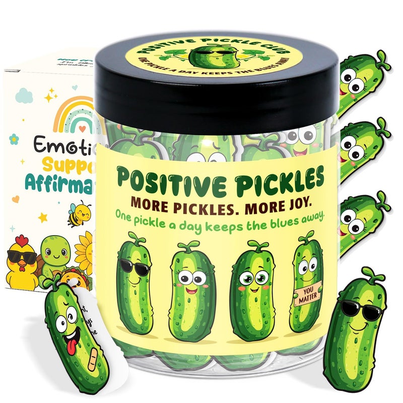 LumenJar Christmas Pickle Jar - Best Friend Gift For Women - Christmas Gifts For Women Mom  Xmas Stocking Stuffers For Teen Girls Trendy Stuff  Teenage Girl Birthday Gifts  Teacher Gift Ideas - Image 1