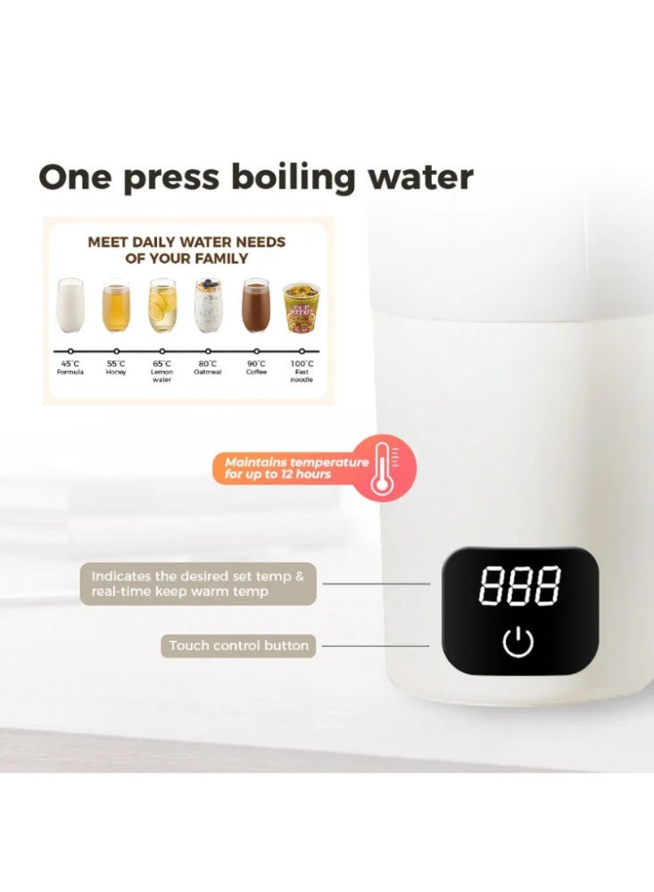 Taalk Small Electric Tea Kettle 500ml – Portable Hot Water Boiler for Travel, Office, and Tea - Image 2