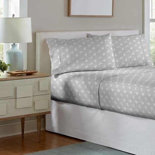 Pointehaven 180 GSM Velvet Feel Luxury 100% Cotton Printed Flannel Sheet Set  Full  Bunnies - Warm & Cozy - Pre-Shrunk -Deep Pockets - Elastic All Around-Comfy Double Brushed - - Image 2