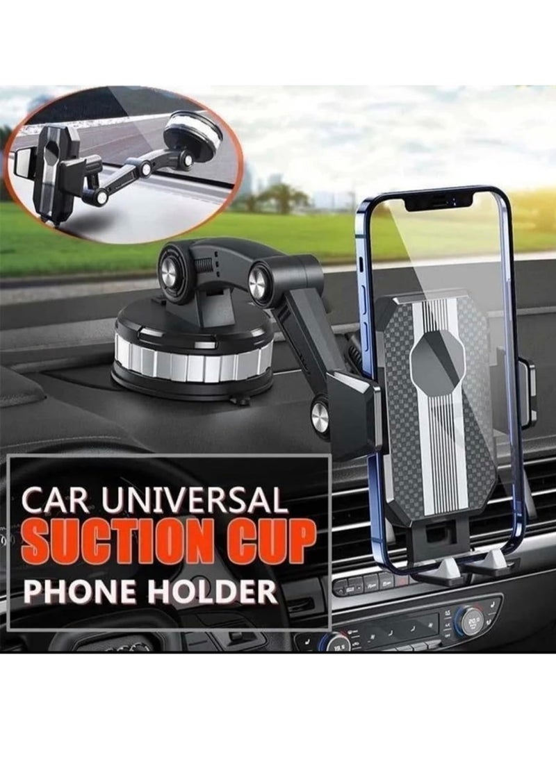 ELTRAZONE "Car Phone Holder Dashboard – Universal Suction Cup Windshield Mount, Big Joint Stand Bracket for Smartphone & GPS Navigation (1-Pack)" - Image 4