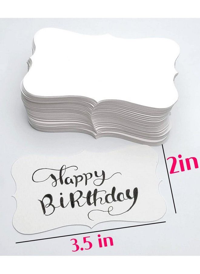 PPAPPAPPIYO White Paper 300Gsm Blank Index Cards Business Cards (100) Paper 3.5Inx2In W04 Blank  - Image 3