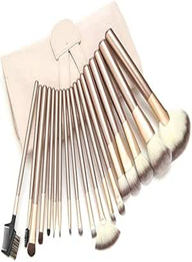 18pcs/set Blue Mix Multi Color Makeup Brushes Set Powder Foundation Eyebrow Make up Brush Beauty Cosmetics Tools