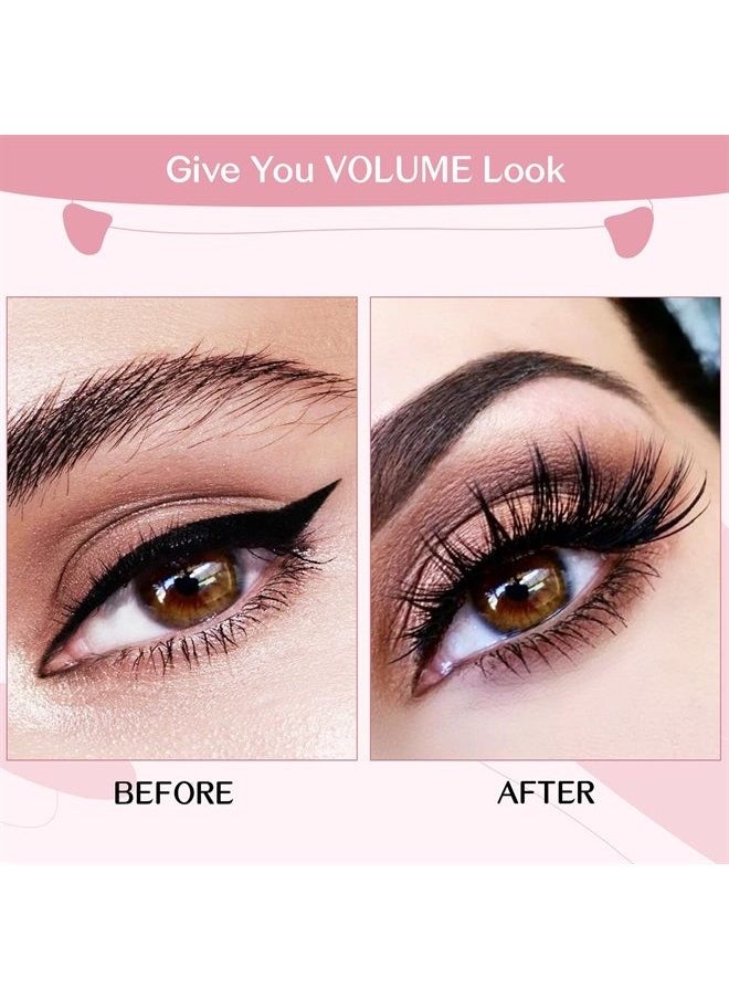PRO LASHBEAUTY - Lash Clusters, 72 Pcs Individual Cluster Lashes DIY Lash Extension 8-16mm Eyelash Clusters Volume Wispy Lashes Super Thin Band Reusable Soft & Comfortable (Volume, D-8-16mix) - Image 1