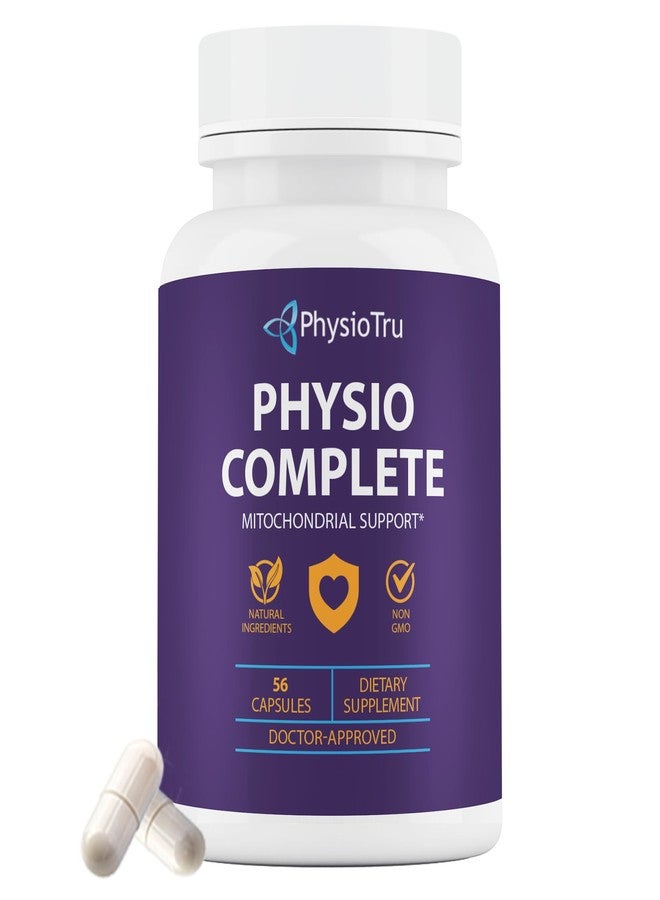 PhysioTru Physio Complete CoQ10 Supplement - Superior Nutrient Absorption, Antioxidant & Energy Support - Coenzyme Q10 Ubiquinone with Fulvic Acid, Magnesium Taurate & Reishi Extract - 1 Pack - Image 1