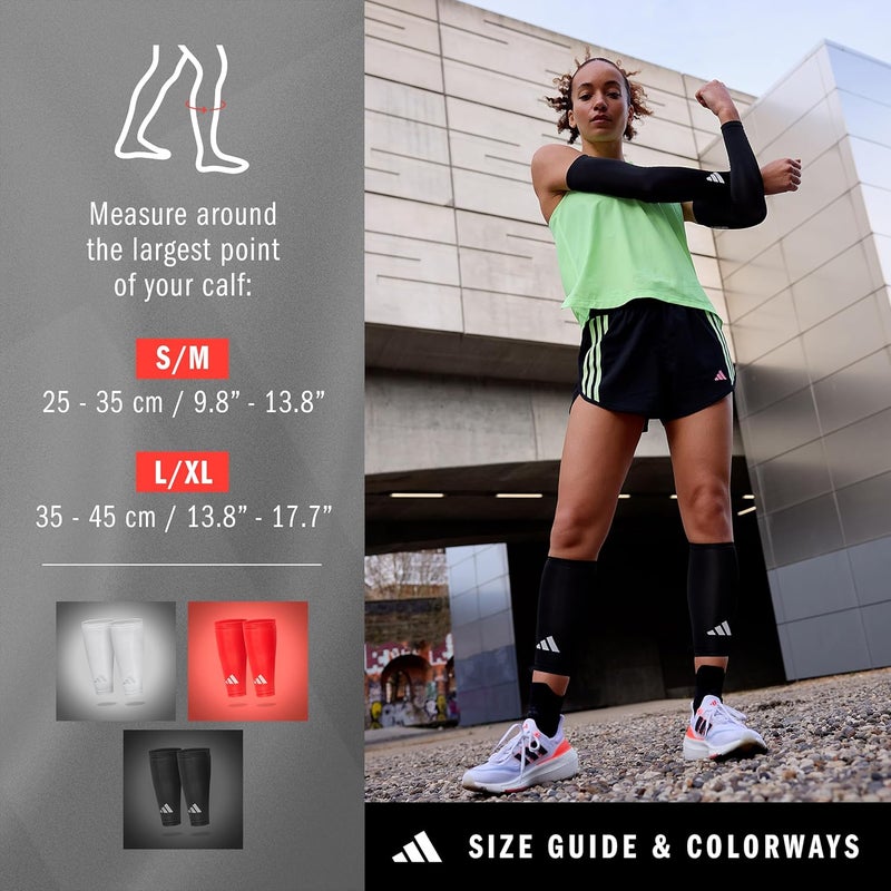Adidas أكمام الساق من أديداس أيروريدي كومب - أسود - S/M - Image 4