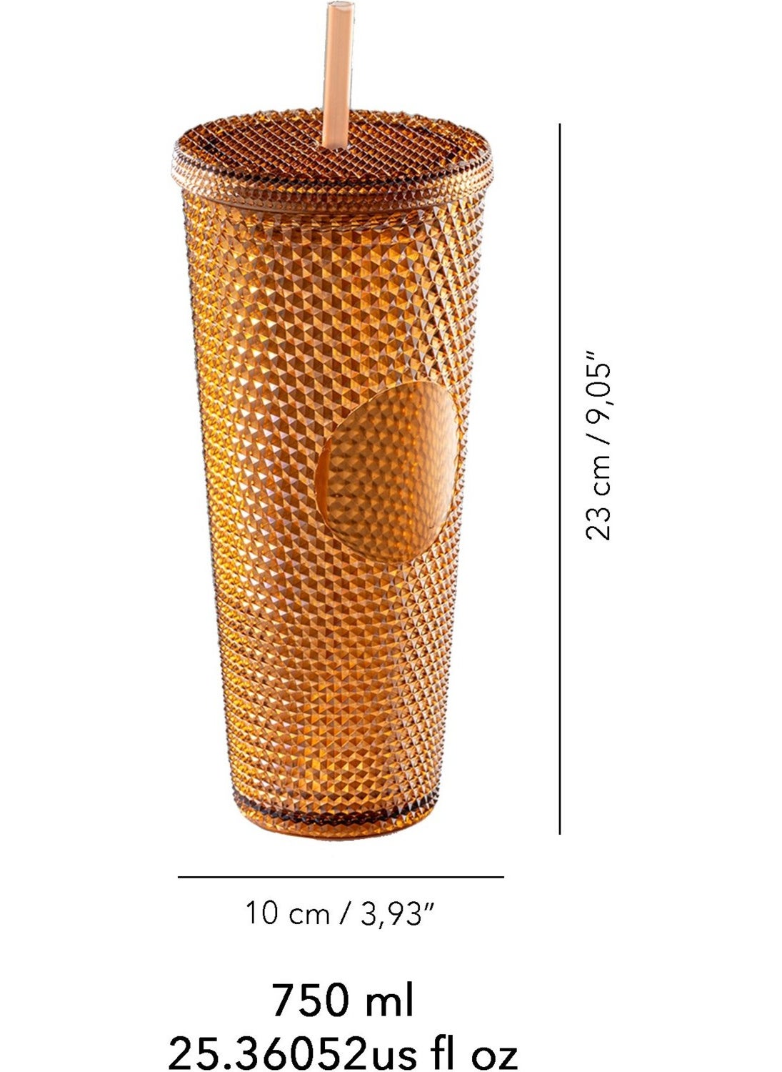 Crystal Pattern Cold Drink Glass with Straw, Travel Cup, Coffee Glass 750ML-BROWN - pzsku/Z83C9A6745E6FA7384B1FZ/45/_/1728061761/83e58832-ccb4-4c8a-a44e-c06cc1a02297