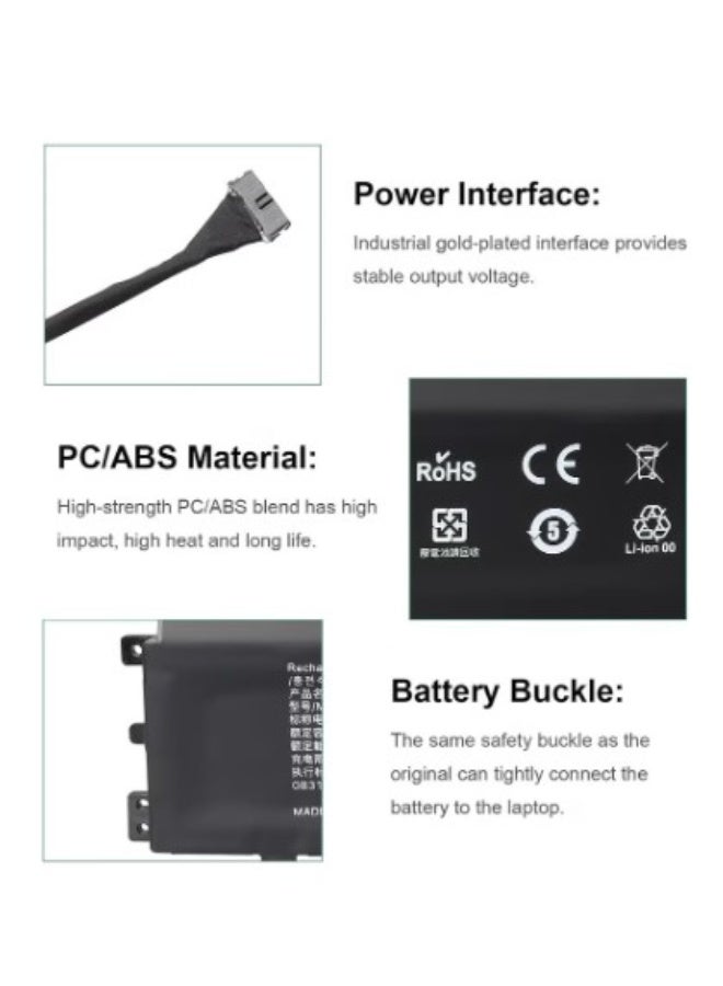 Terabyte RC30-0328 Laptop Battery for Razer Blade 15 Base 2020 2021 RZ09-0328 RZ09-0328X RZ09-0330X RZ09-03287 RZ09-03289 RZ09-03287E22 RZ09-02385 RZ09-02385W71-R3W1 RZ09-03287E22-R3U1 Series 65Wh - Image 2