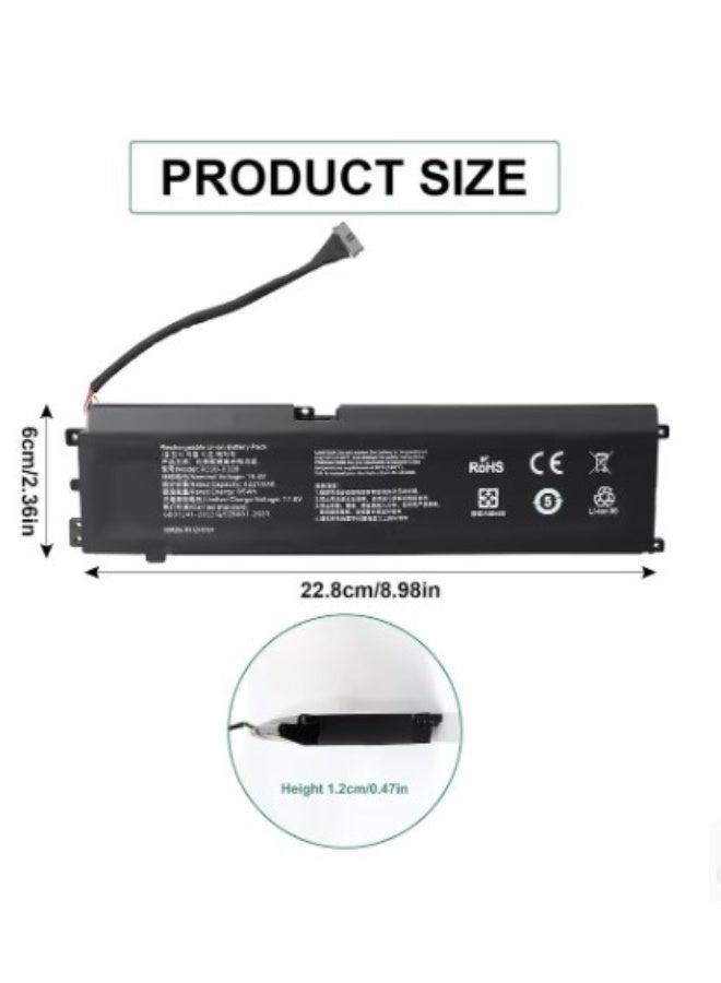 Terabyte RC30-0328 Laptop Battery for Razer Blade 15 Base 2020 2021 RZ09-0328 RZ09-0328X RZ09-0330X RZ09-03287 RZ09-03289 RZ09-03287E22 RZ09-02385 RZ09-02385W71-R3W1 RZ09-03287E22-R3U1 Series 65Wh - Image 3