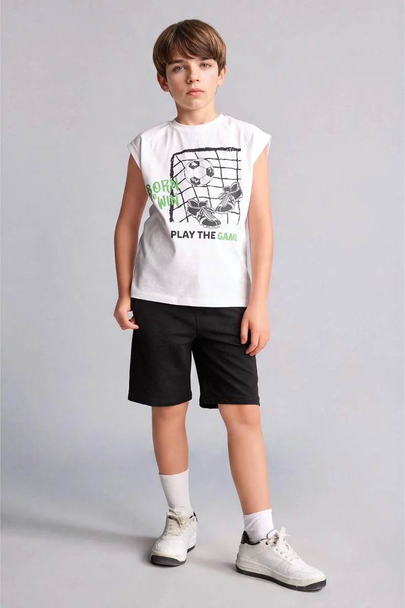 Defacto Boy Shorts T-Shirt 2 Piece Set
