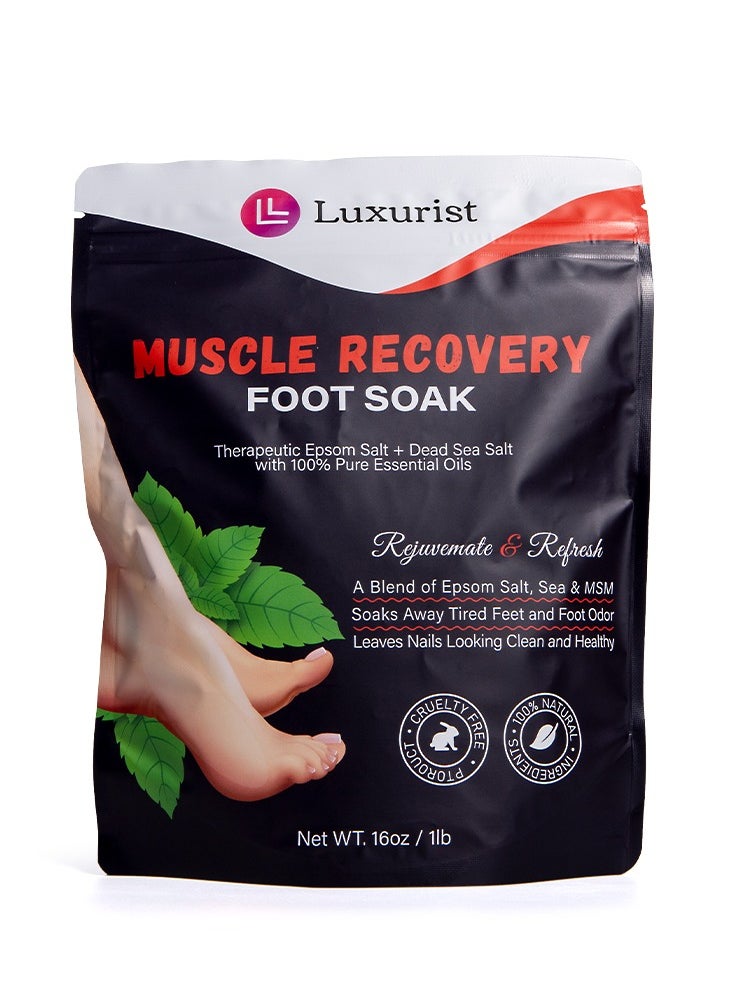 Luxurist Muscle Recovery Foot Soak 1lb  - Image 1