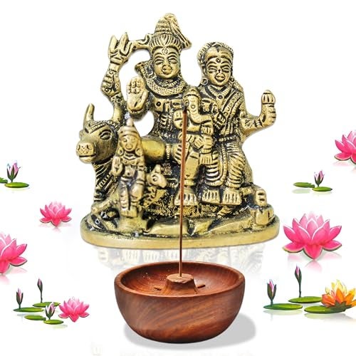 Pure Source India Wooden Round Incense Stick Holder |Agarbatti Stand| Incense Burner, Incense Ash Catcher for Temple, Home & Office (3.7 INCH) (1 PCS) - Image 2