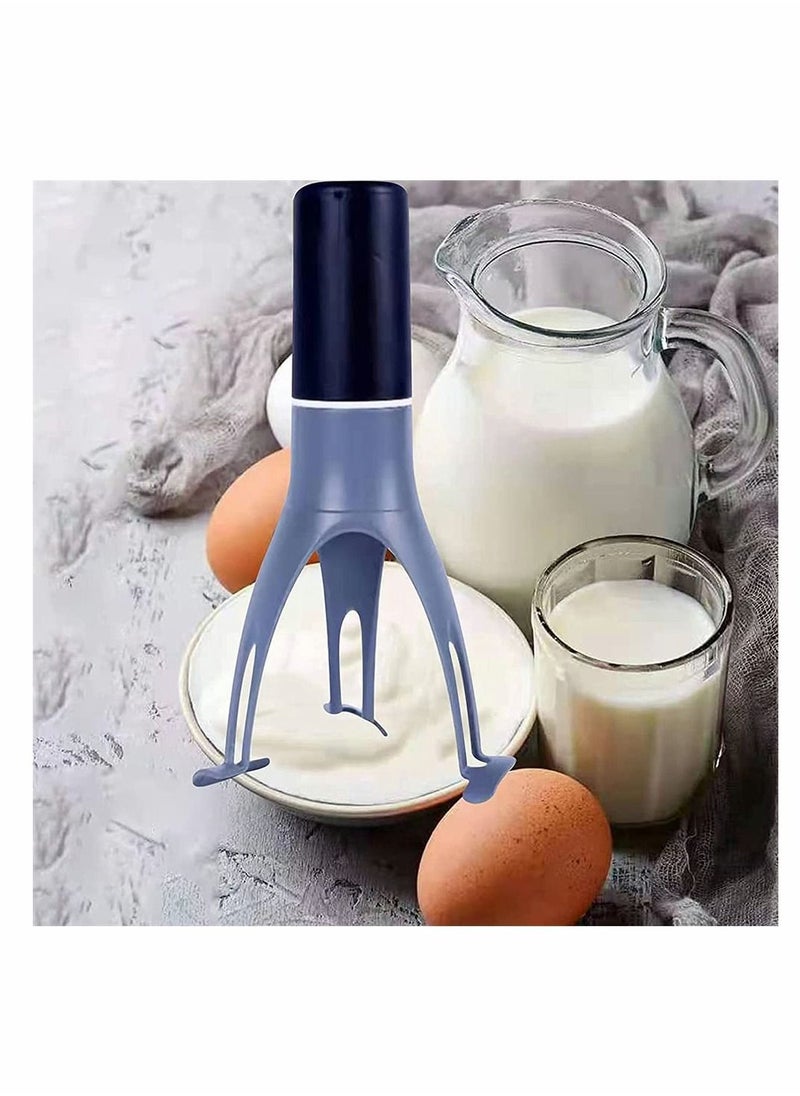 KASTWAVE - Automatic Triangle Stirrer, Adjustable Electric Hand Whisk Blender 3 Speeds Automatic Mixer Portable Kitchen Gadgets Stir Mixing Egg Beater for Frappe, Matcha, Hot Chocolate (Black) - Image 1