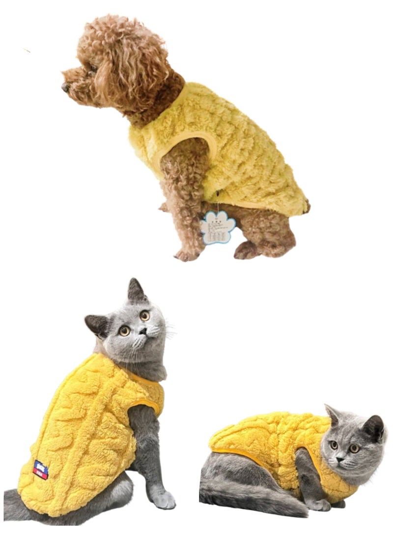 A.M Cat And Dog Sweaters for Small Dogs or Cats, Girl or Boy, Warm Dog Clothes Shirt Coat for Winter - Image 1