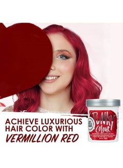 Vermillion Red Semi Permanent Conditioning Hair Color, Vegan, PPD and Paraben Free, lasts up to 25 washes, 3.5oz - pzsku/Z83CA15E9C60C0E9D6FC1Z/45/_/1690823418/975a2e89-86ae-4230-b2f0-5c03f3b7798e