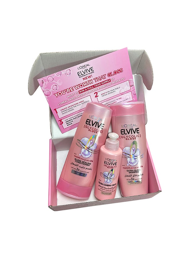 لوريال fhvds لوريال باريس إلفيف جليكوليك جلوس روتين - Image 2