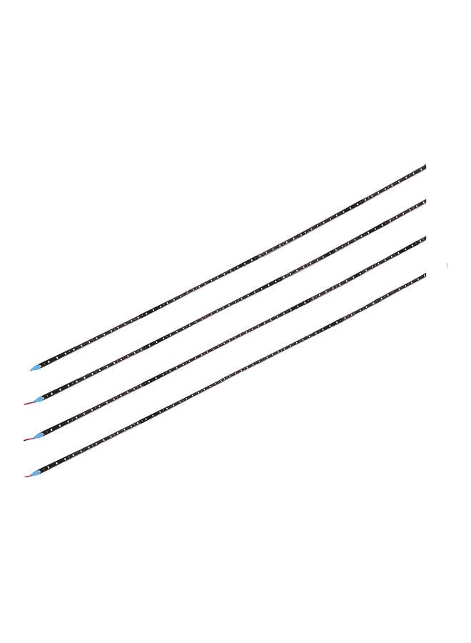 شريط إضاءة LED مضاد للماء مكون من 4 قطع - Image 1