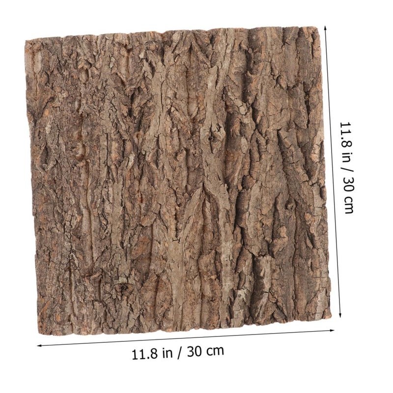 2 Pcs Natural Cork Bark Wall Panel for Reptile Tank Terrarium Backboard - Image 4