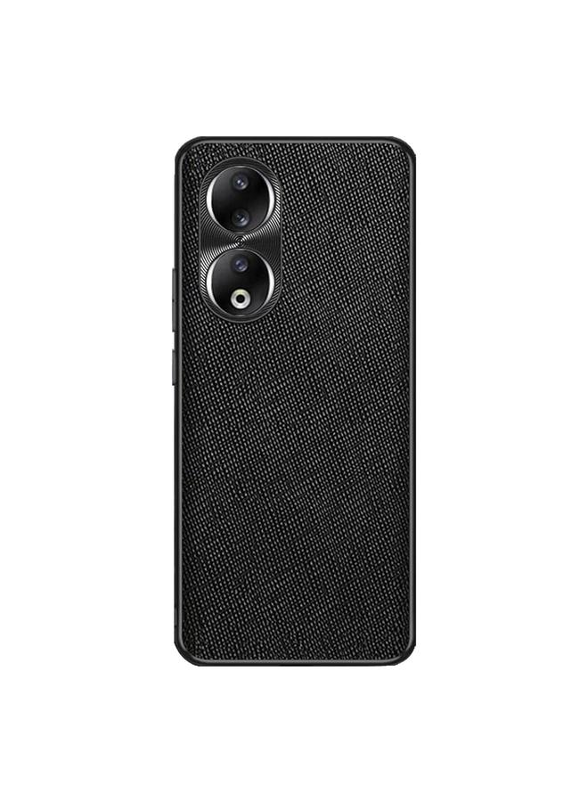 اس-توب جراب لهاتف Honor 90 مصنوع من جلد البولي يوريثان المتقاطع - Image 1