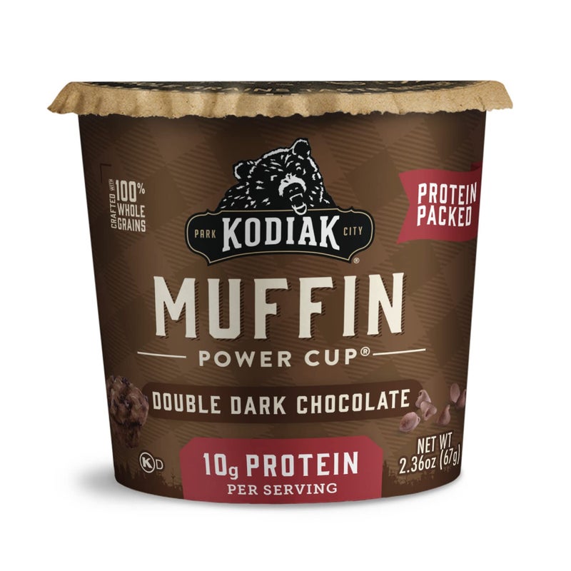 kodiak_cakes Kodiak Cakes Minute Muffins Double Dark Chocolate 236 Ounce Pack of 12 Packaging May Vary - Image 3