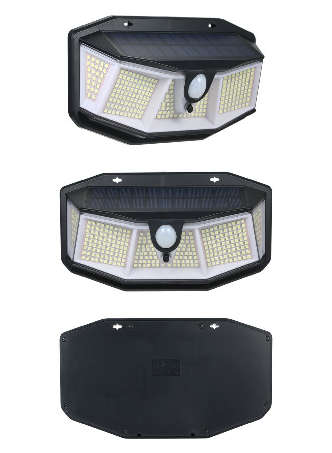 Outdoor Solar Wall Lights 308LEDs PIR Motion Sensor Light with 270° Wide Lighting Angle 3 Modes Secure Night Light for Porch Yard Driveway Garage Porch Garden - Image 5