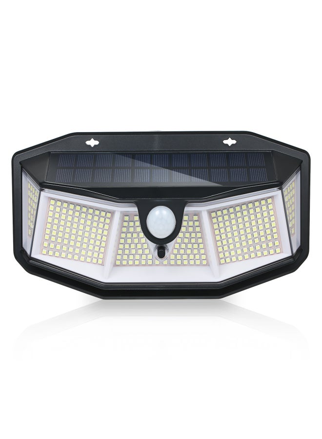 Outdoor Solar Wall Lights 308LEDs PIR Motion Sensor Light with 270° Wide Lighting Angle 3 Modes Secure Night Light for Porch Yard Driveway Garage Porch Garden - Image 4