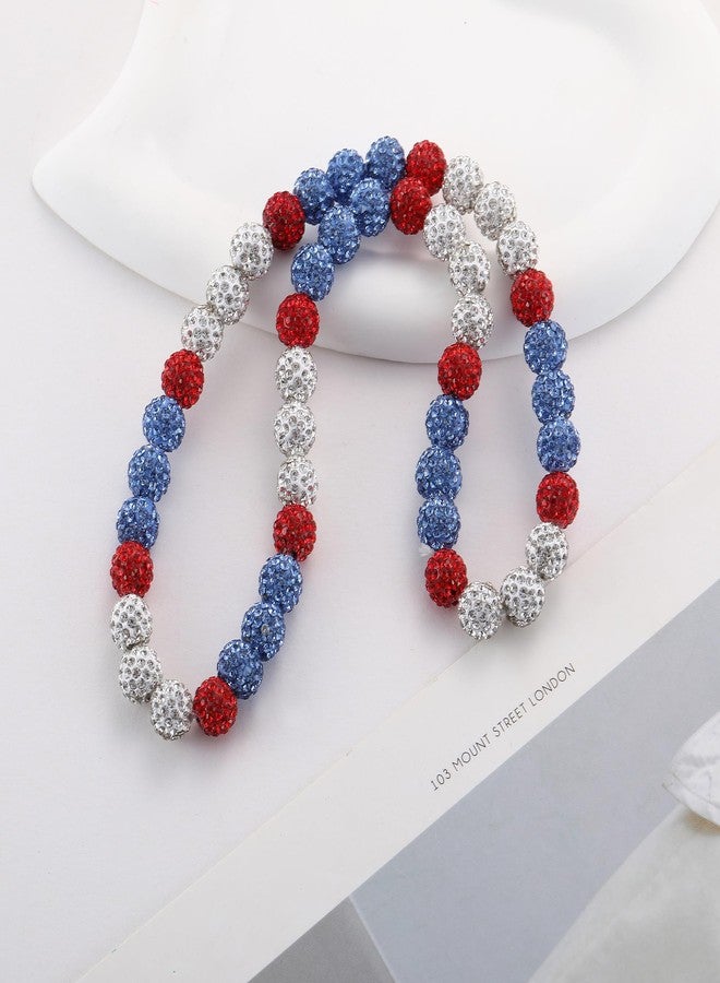 SKQIR Baseball Beaded Necklace for Men Bling Rhinestone Baseball Drip Accessories for Boys Sparkly Diamond Ice Collection Youth Baseball Chain Necklace Gifts for Baseball Player Team Lovers - Image 4