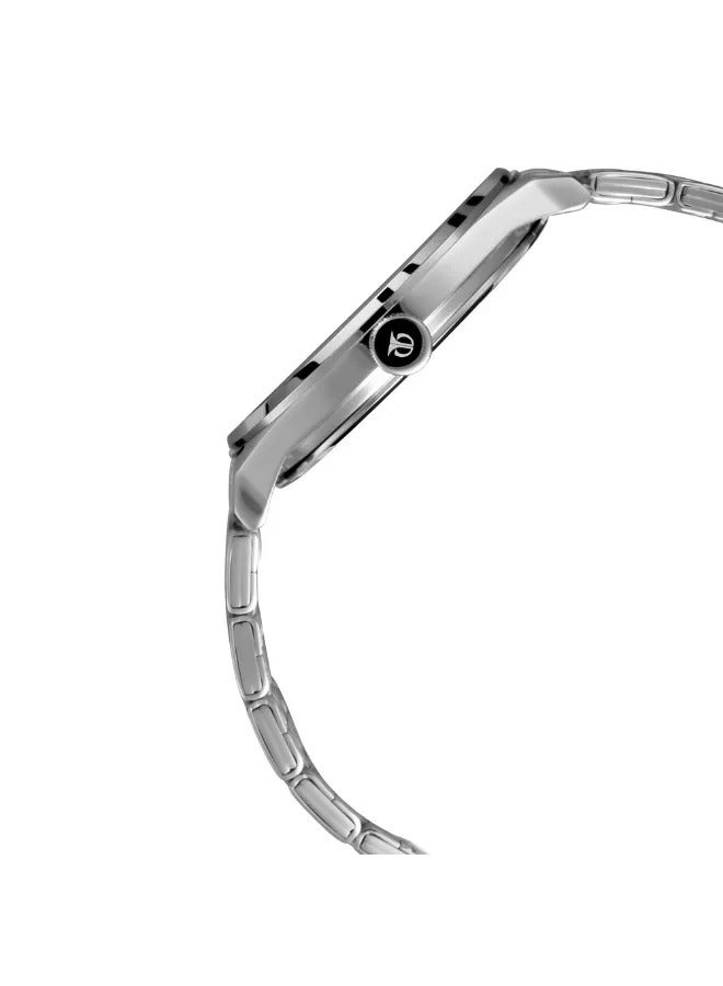 TITAN ساعة يد معدنية دائرية تناظرية للرجال - 1802SM02 - 48 مم - Image 3
