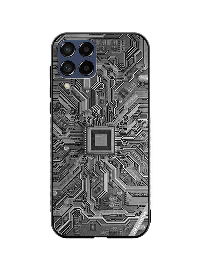 VR CREATIVE Protective Case Cover For Samsung Galaxy M33 Layer Design Multicolour - Image 1